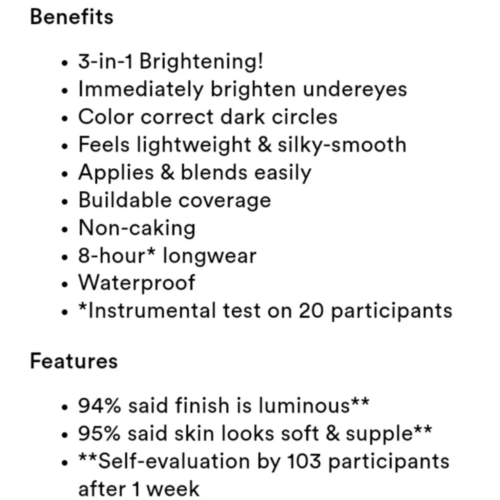 Benefit Bright On Concealer Color correct Peach Nutmeg or Walnut NIB